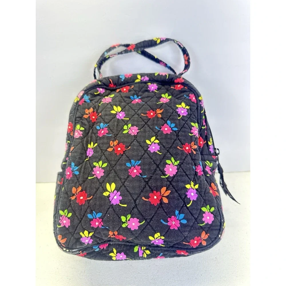 Vera Bradley Floral Flowers Lunch Bag Sack  Insulated HTF
